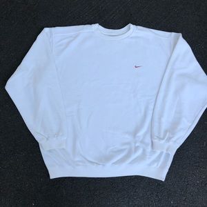 Vintage Nike White Miniswoosh Travis Scott Crew XL